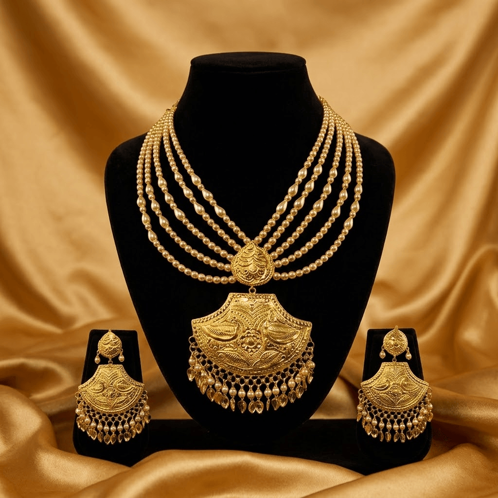 Gold necklaces in Sydney at Akshara Jewellers